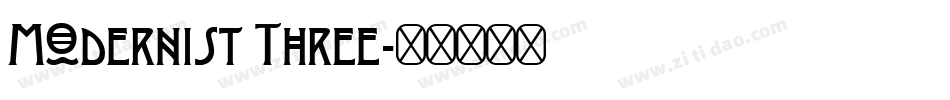 Modernist Three字体转换